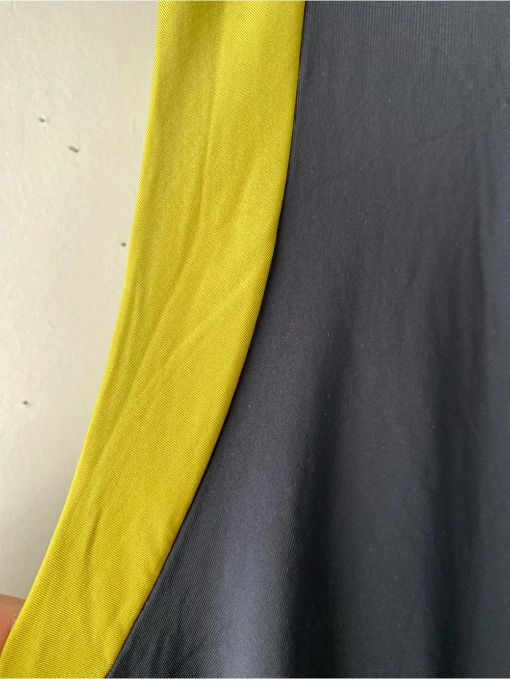 NWT Alexander Wang.T Reversible Sleeveless Swim Jersey Dress Charcoal Lime Small - Picture 9 of 13